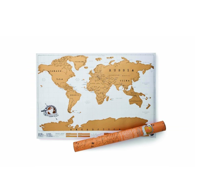 Carte du monde à gratter – Twees
